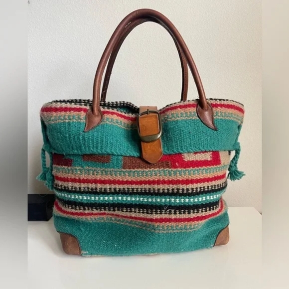 McFadin Native American print tote - Picture 2 of 4